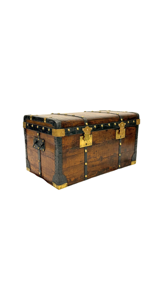 Antique French Travel Trunk