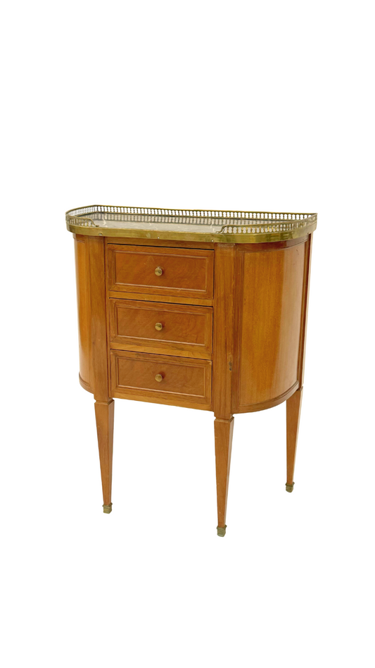 Petite Louis XVI Demilune Chest