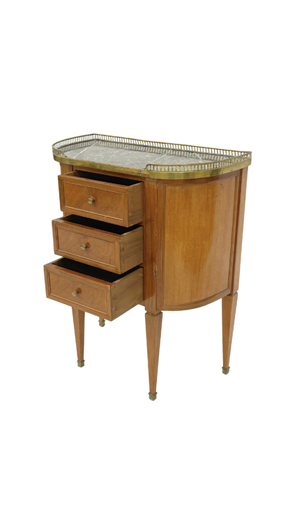 Petite Louis XVI Demilune Chest