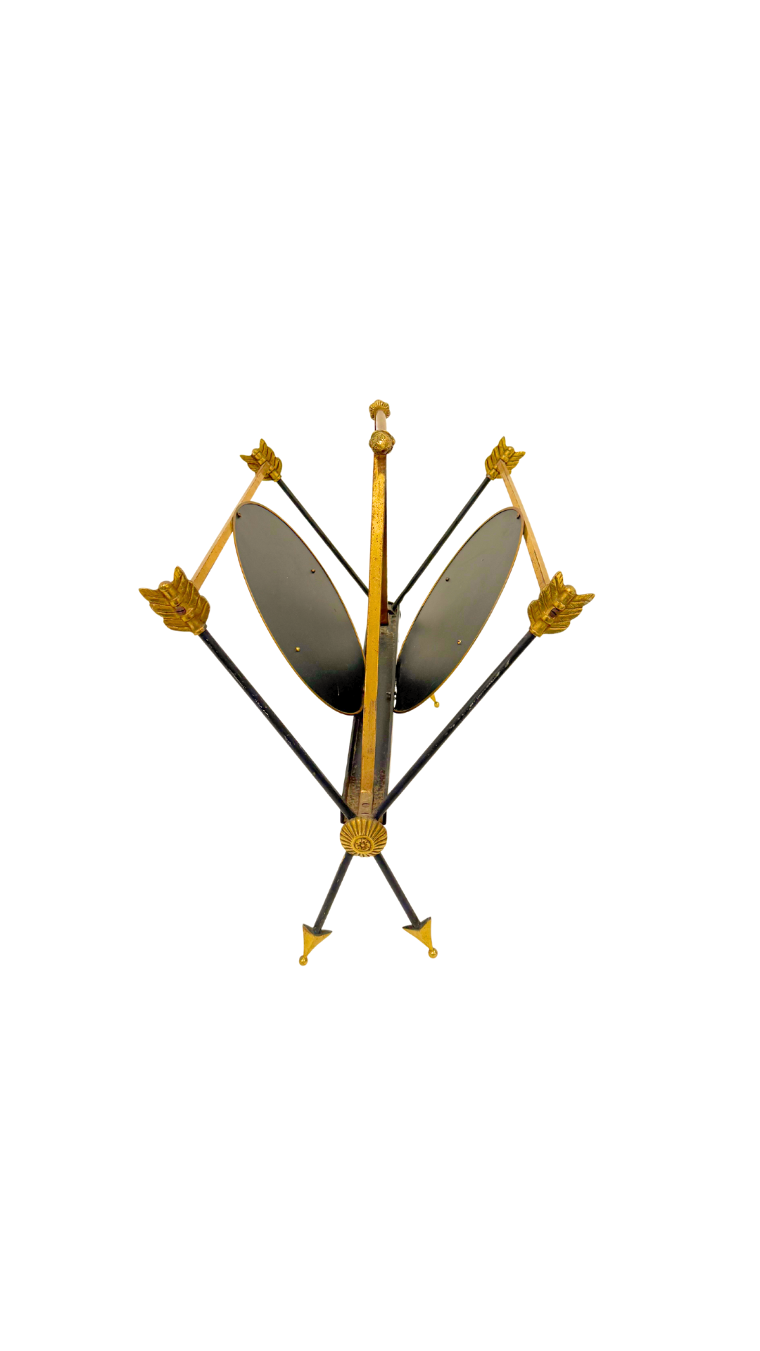Mid Century French Arrow Magazine Rack
