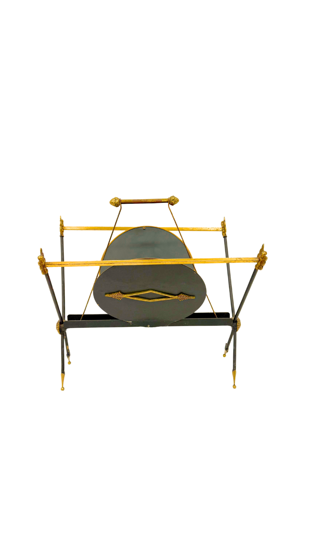 Mid Century French Arrow Magazine Rack
