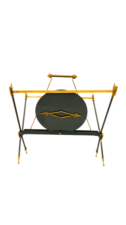 Mid Century French Arrow Magazine Rack