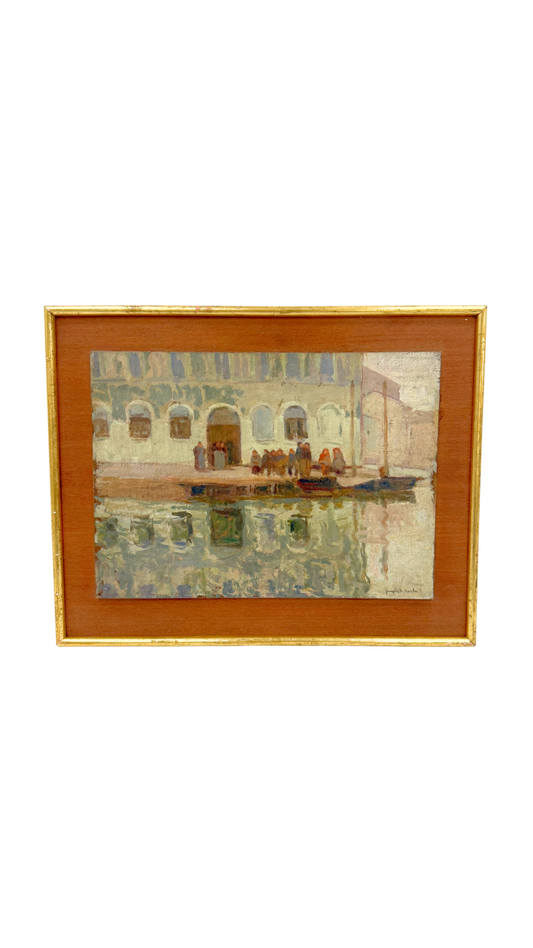 Paynet Dartois Louis Gaston Canal Painting