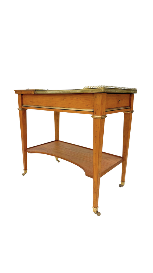 Louis XVI Style Marble Rafraîchissoir Table