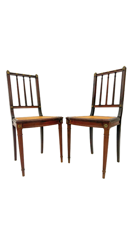 Pair of Antique Louis XVI Side Chairs