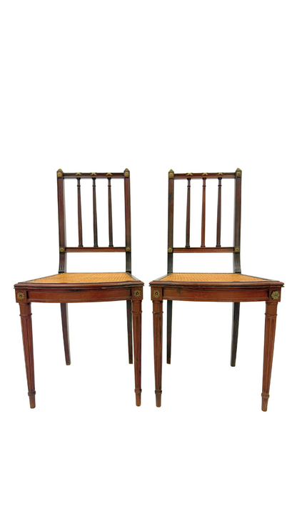Pair of Antique Louis XVI Side Chairs