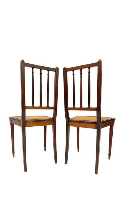 Pair of Antique Louis XVI Side Chairs