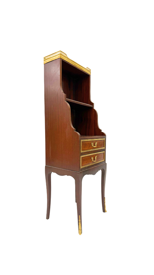 Petite Louis XV Mahagany Étagère