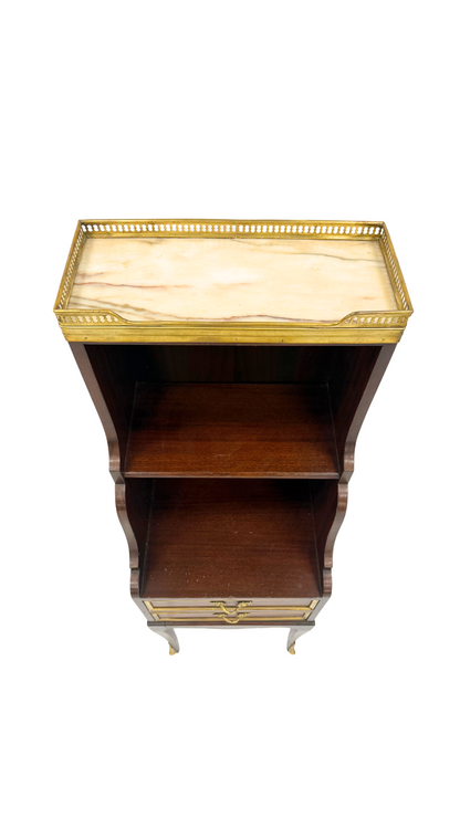 Petite Louis XV Mahagany Étagère