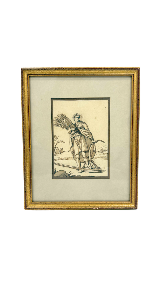 Allegory of Summer 1800s Ink by Sauvé