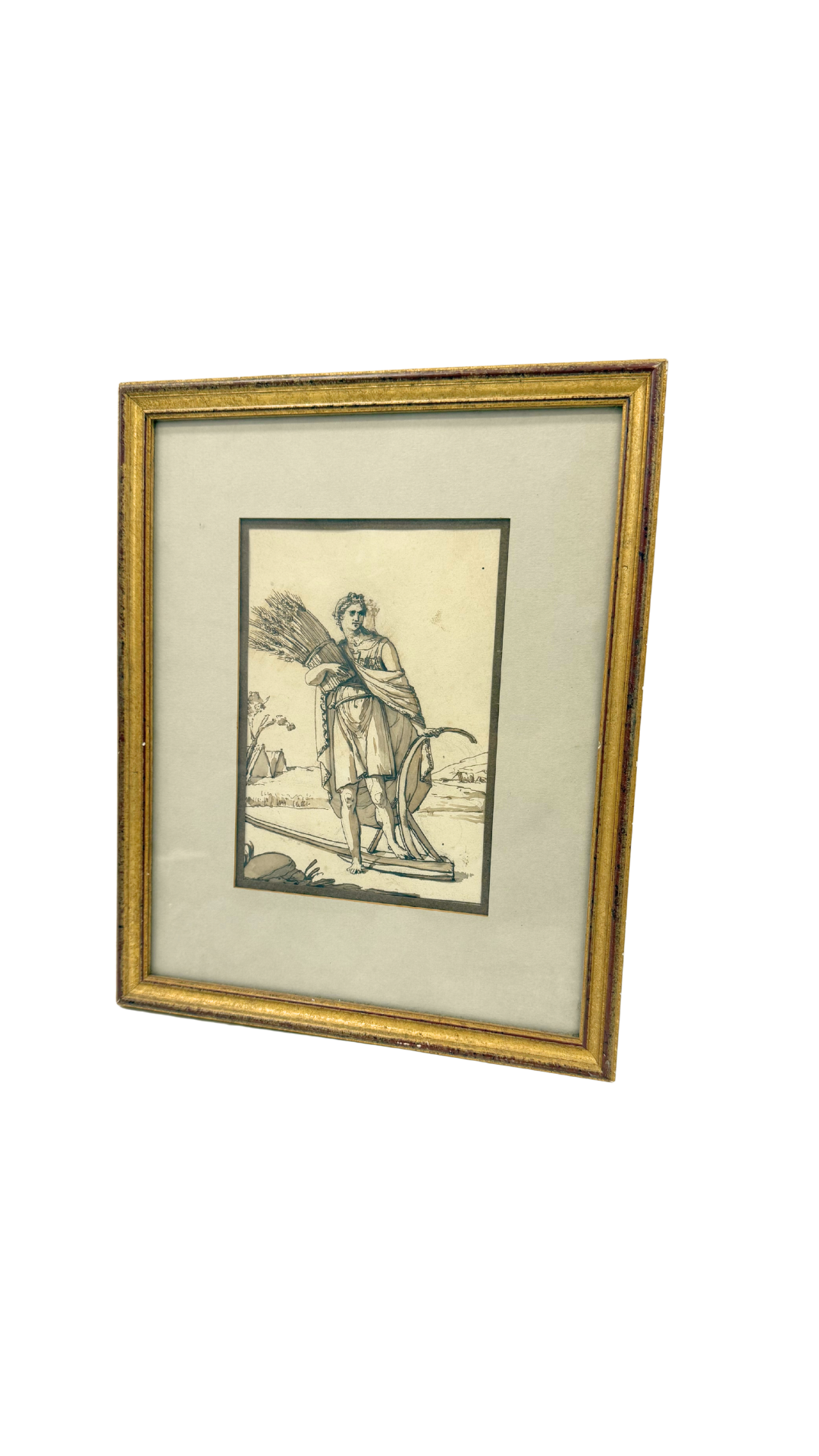 Allegory of Summer 1800s Ink by Sauvé