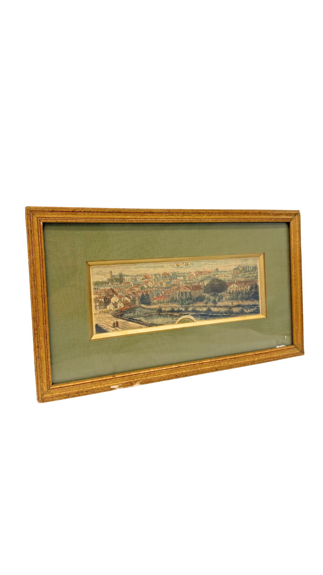 Hand-Colored Engraving of Vienne