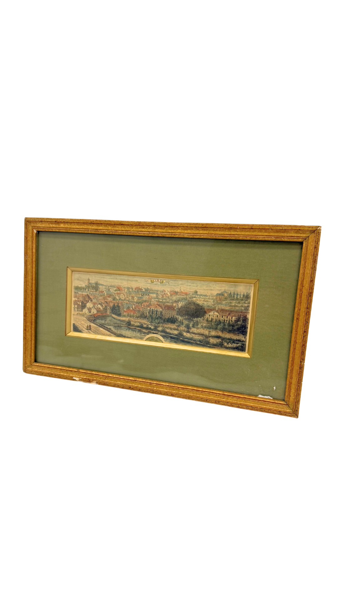 Hand-Colored Engraving of Vienne