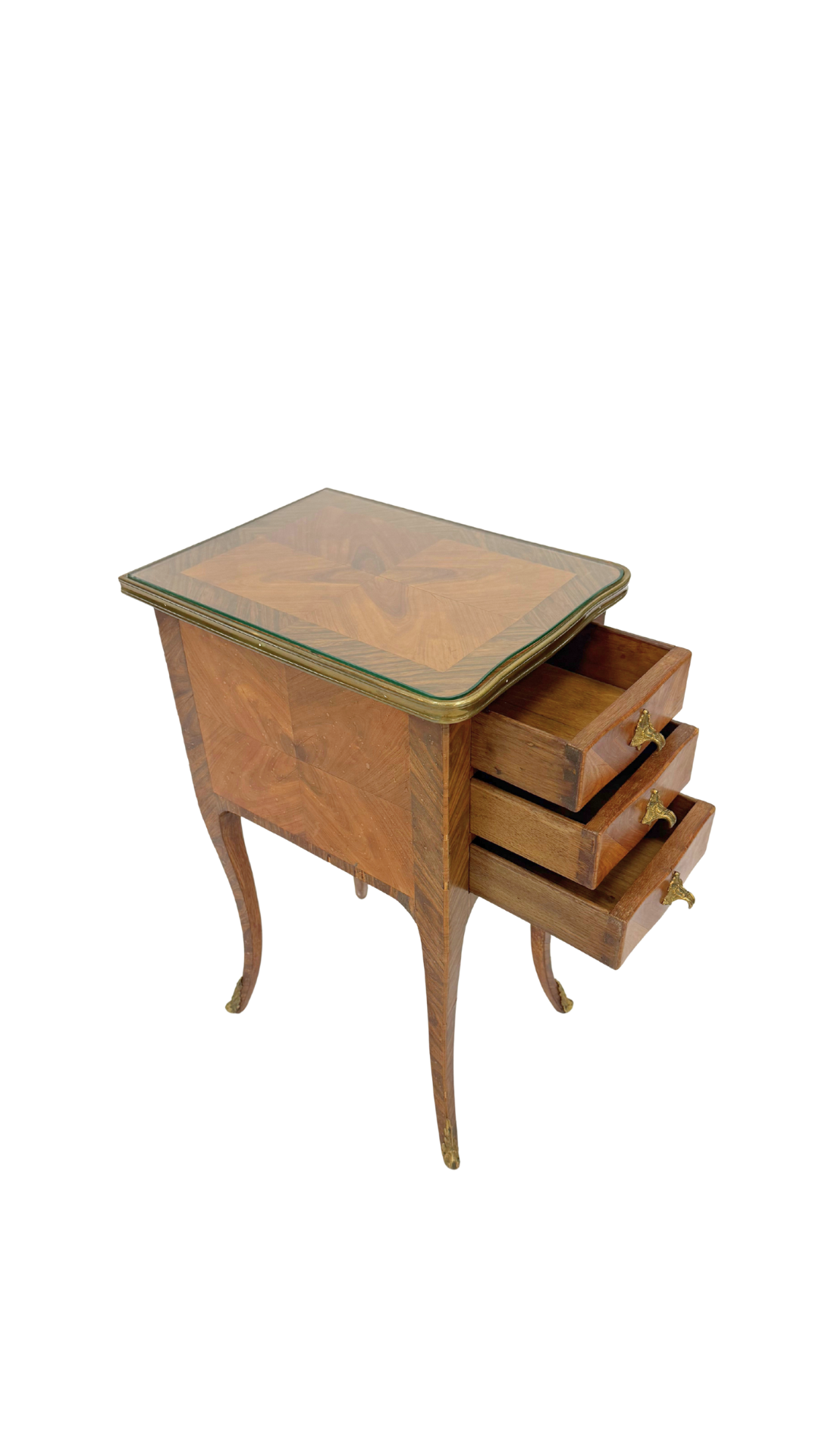 Petite Louis XV Style Parquetry Table