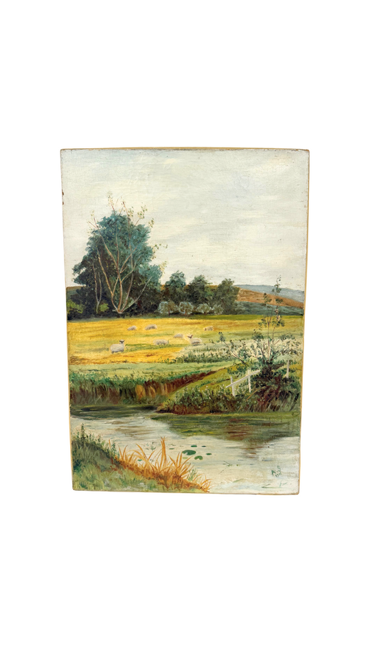 1911 Landscape Oil Painting
