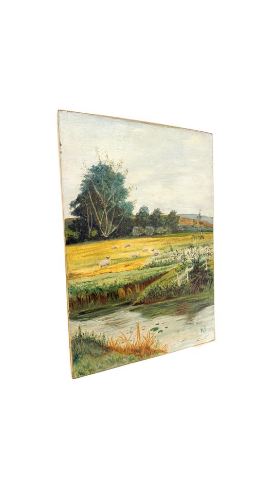 1911 Landscape Oil Painting