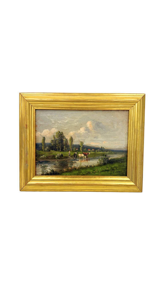 Antique French Oil by Perrin