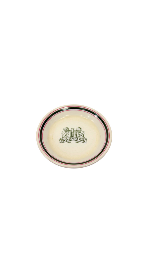 Vintage Queen & Castle Hotel Advertising Dish