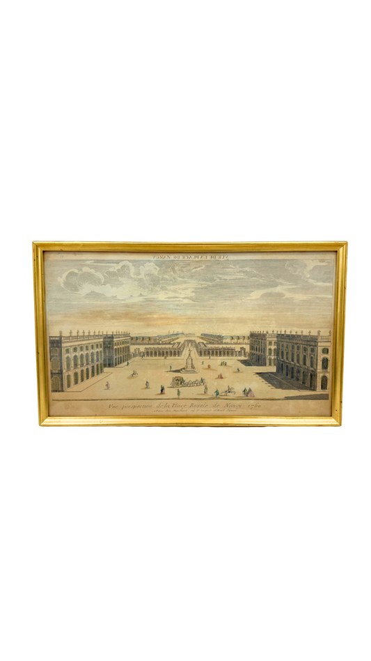 Vue Perspective de la Place Royale de Nancy, 1760