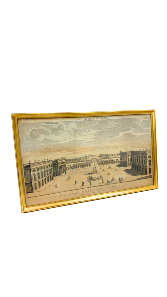 Vue Perspective de la Place Royale de Nancy, 1760