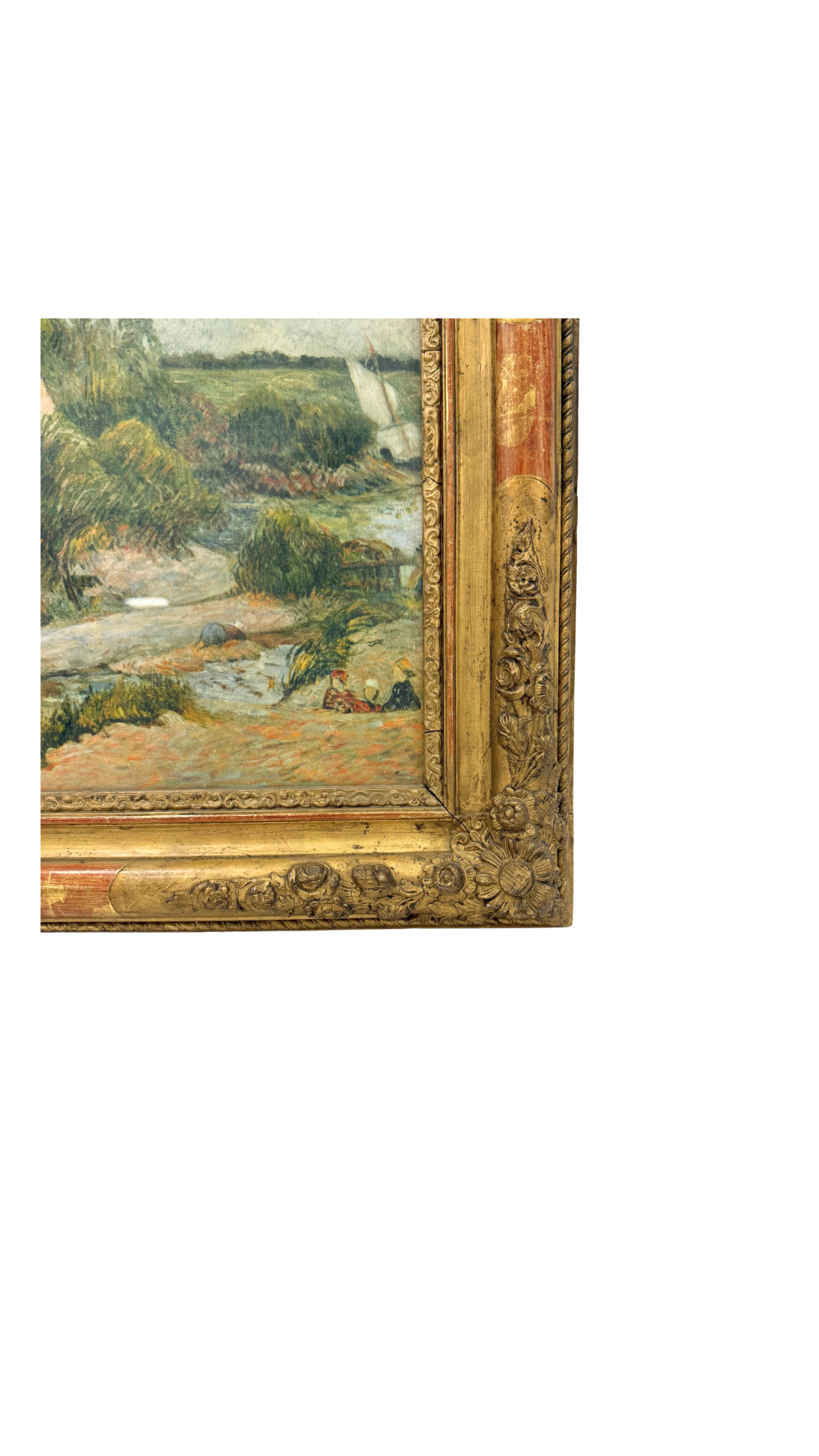 After Gauguin: Cottage Along the Stream