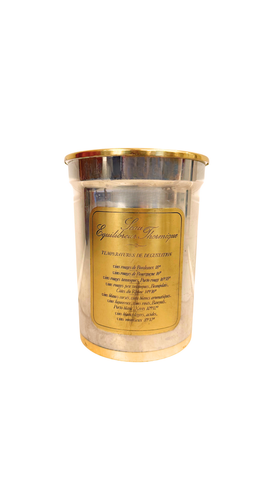 French Seau Équilibre Thermique Wine Cooler