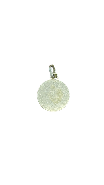 Sterling Silver St. Christopher Medal Pendant