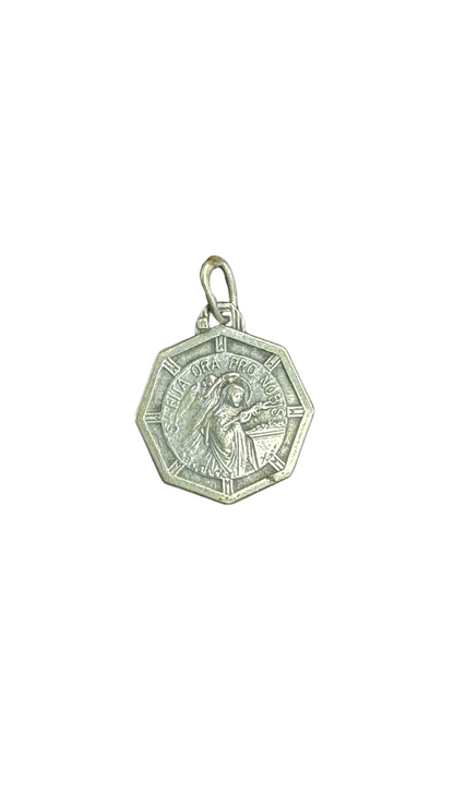 Sterling Silver St. Rita Medal