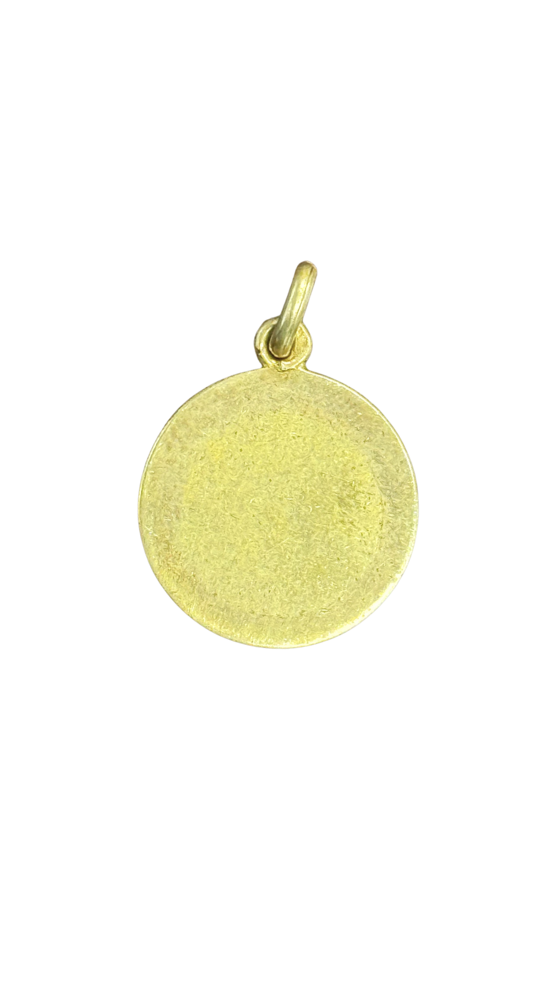 Antique Gold-Plated Sterling Silver Medal Sainte Florence