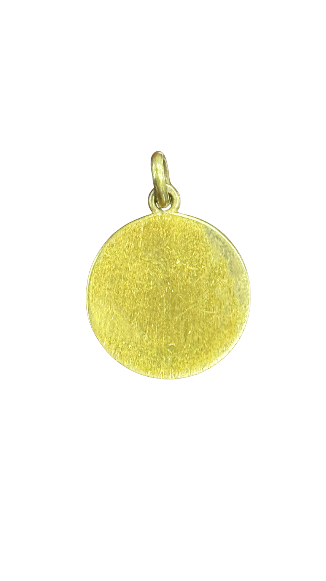 Antique Gold-Plated Sterling Silver Medal Joan of Arc