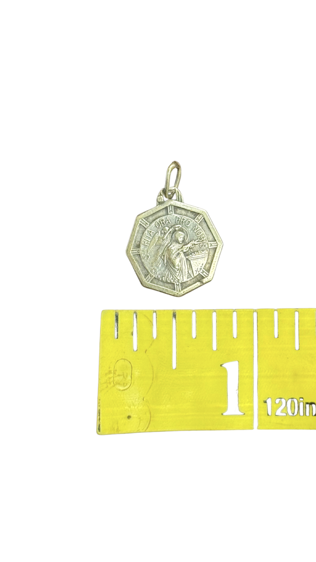 Sterling Silver St. Rita Medal
