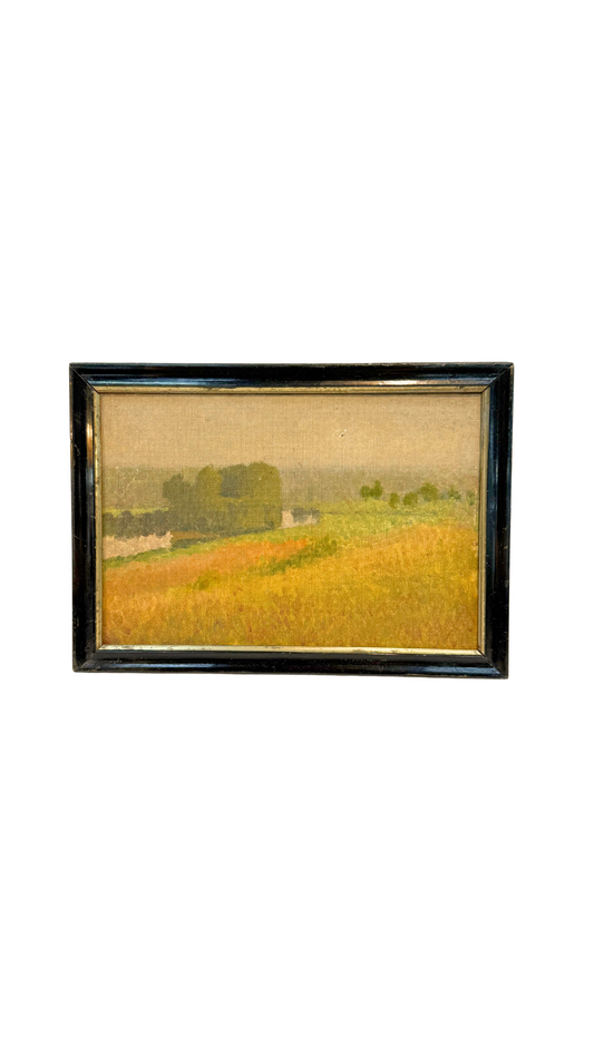 French School Oil on Canvas Landscape – Signed F. Roy