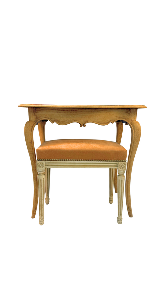 Bleached Oak French Provincial Table