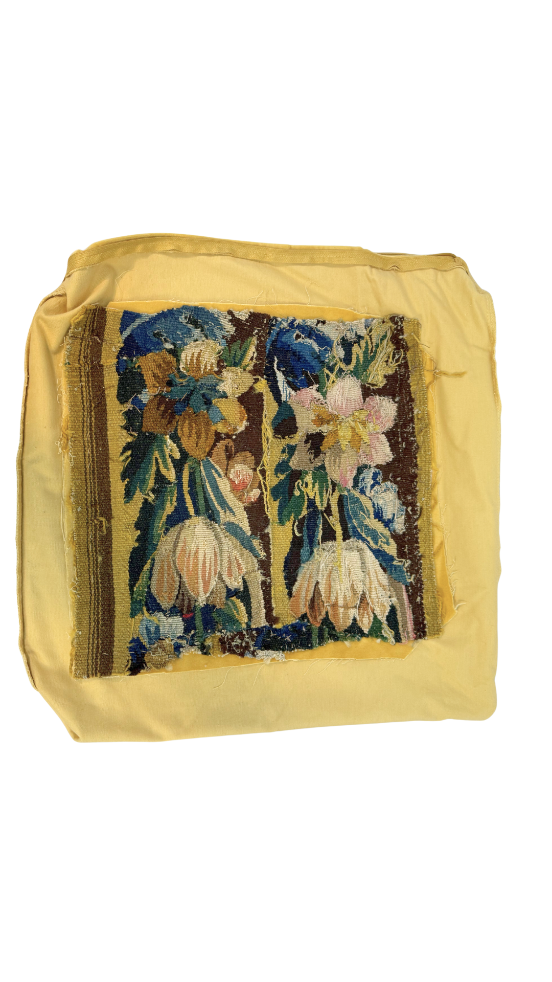 French Tapestry Fragment Pillow