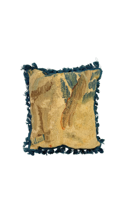 Pair of 18th-Century Tapestry Fragment Pillows
