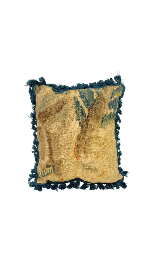 Pair of 18th-Century Tapestry Fragment Pillows