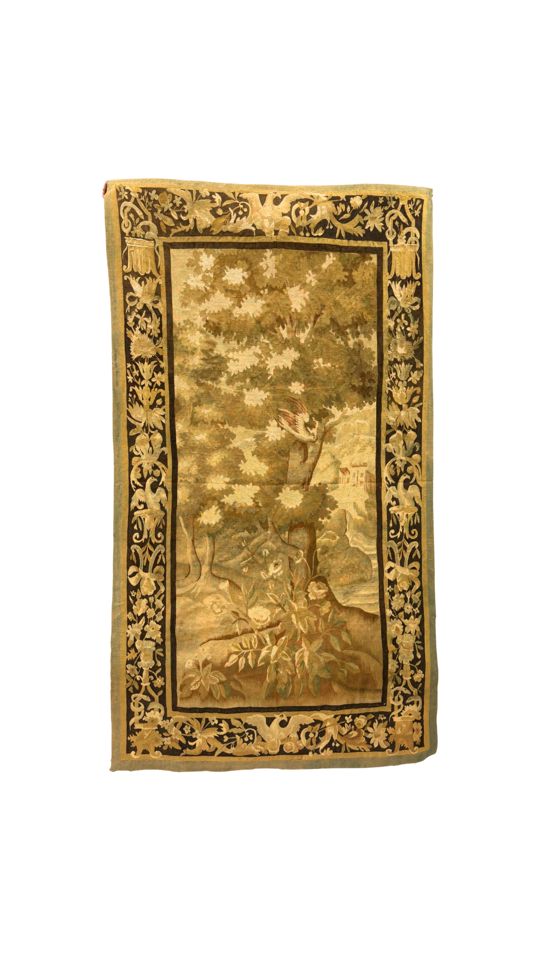 18th-Century French Aubusson Verdure Tapestry
