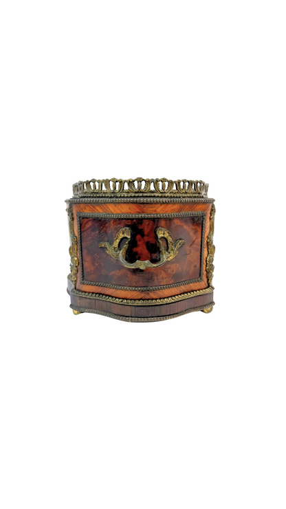 French Louis XVI Ormolu-Mounted Burl Wood Jardinière