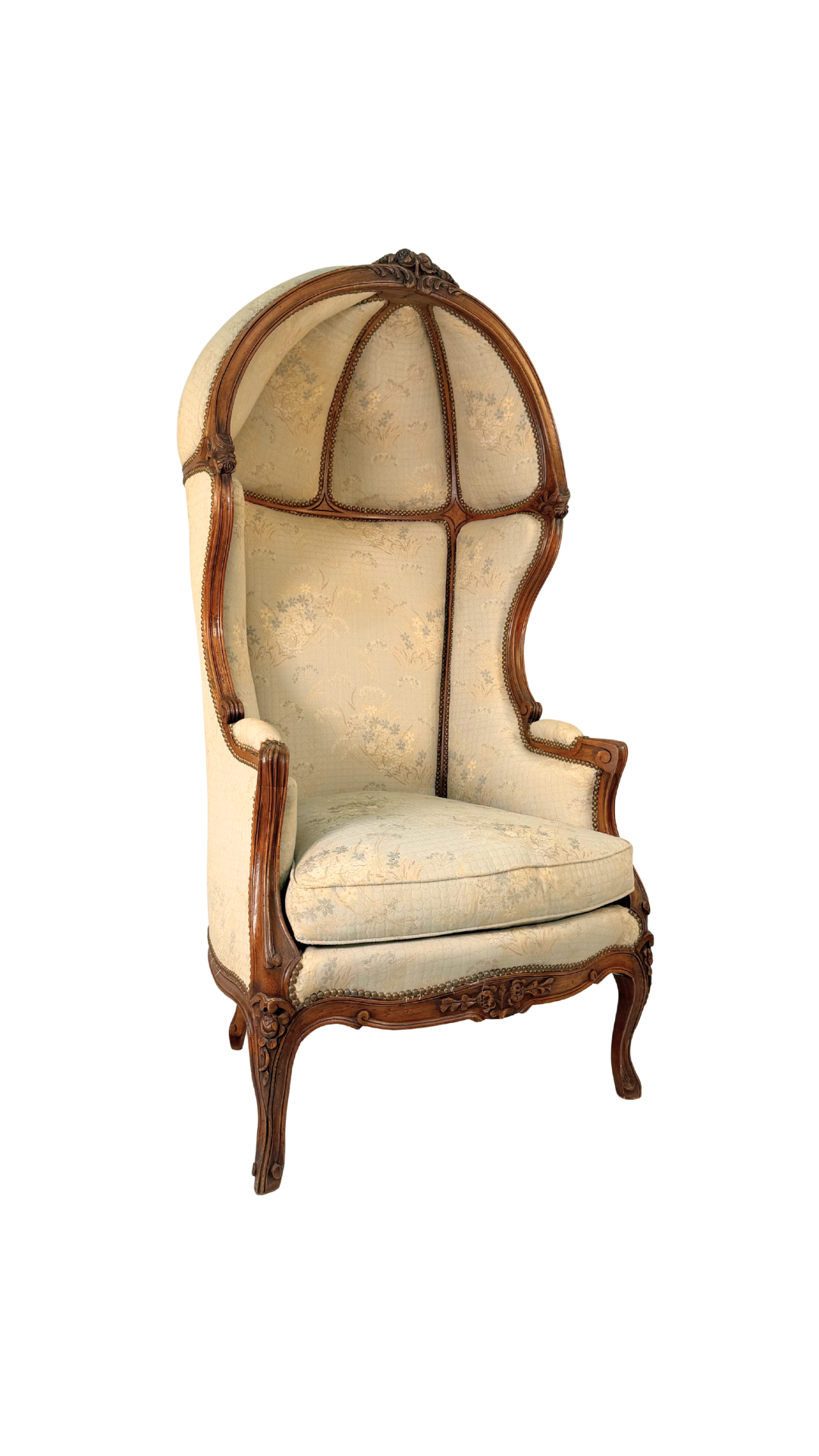 19th-Century French Canopy Porter’s Chair
