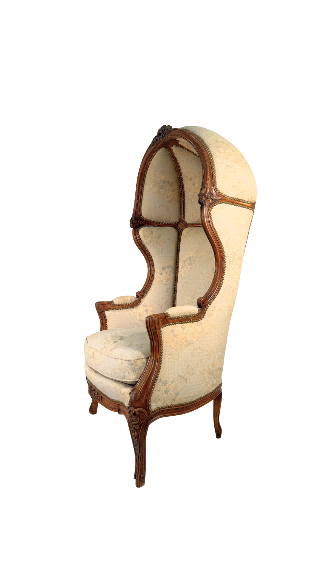 19th-Century French Canopy Porter’s Chair