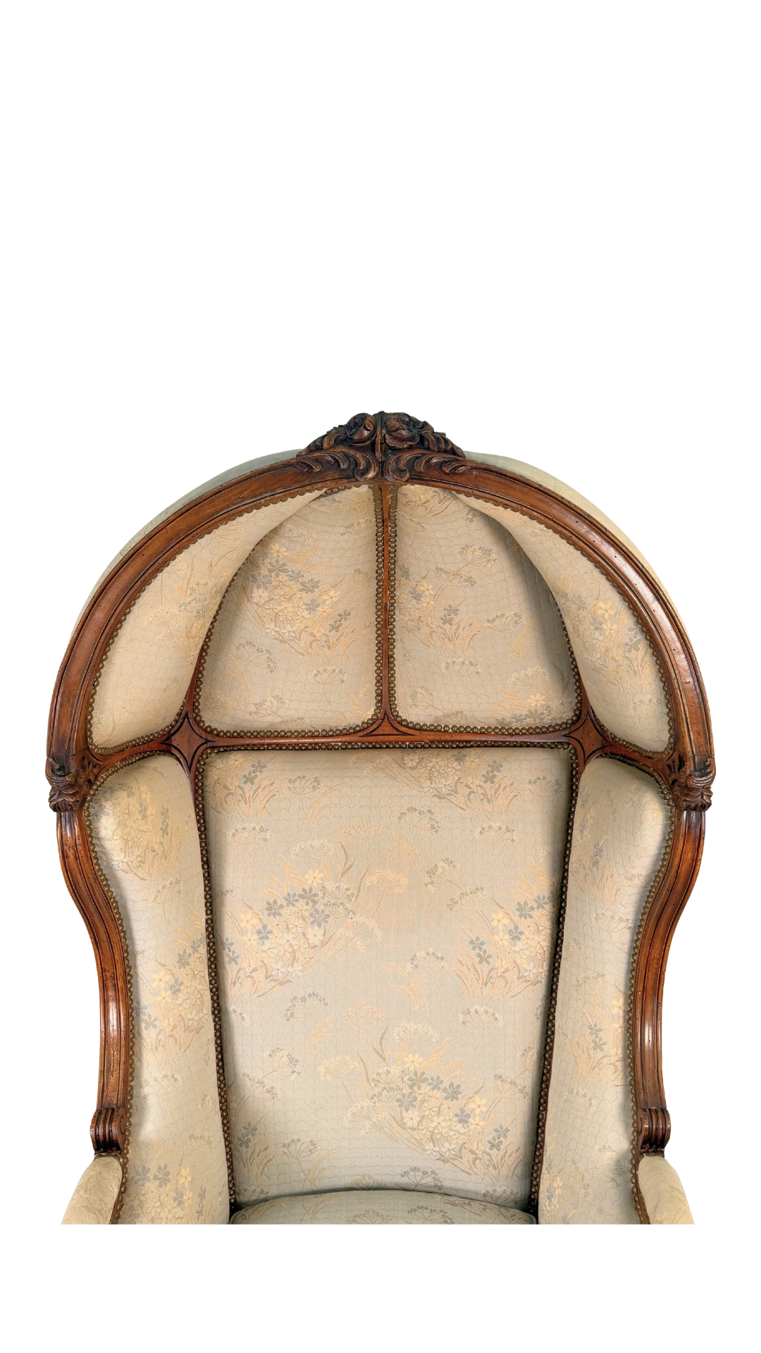 19th-Century French Canopy Porter’s Chair
