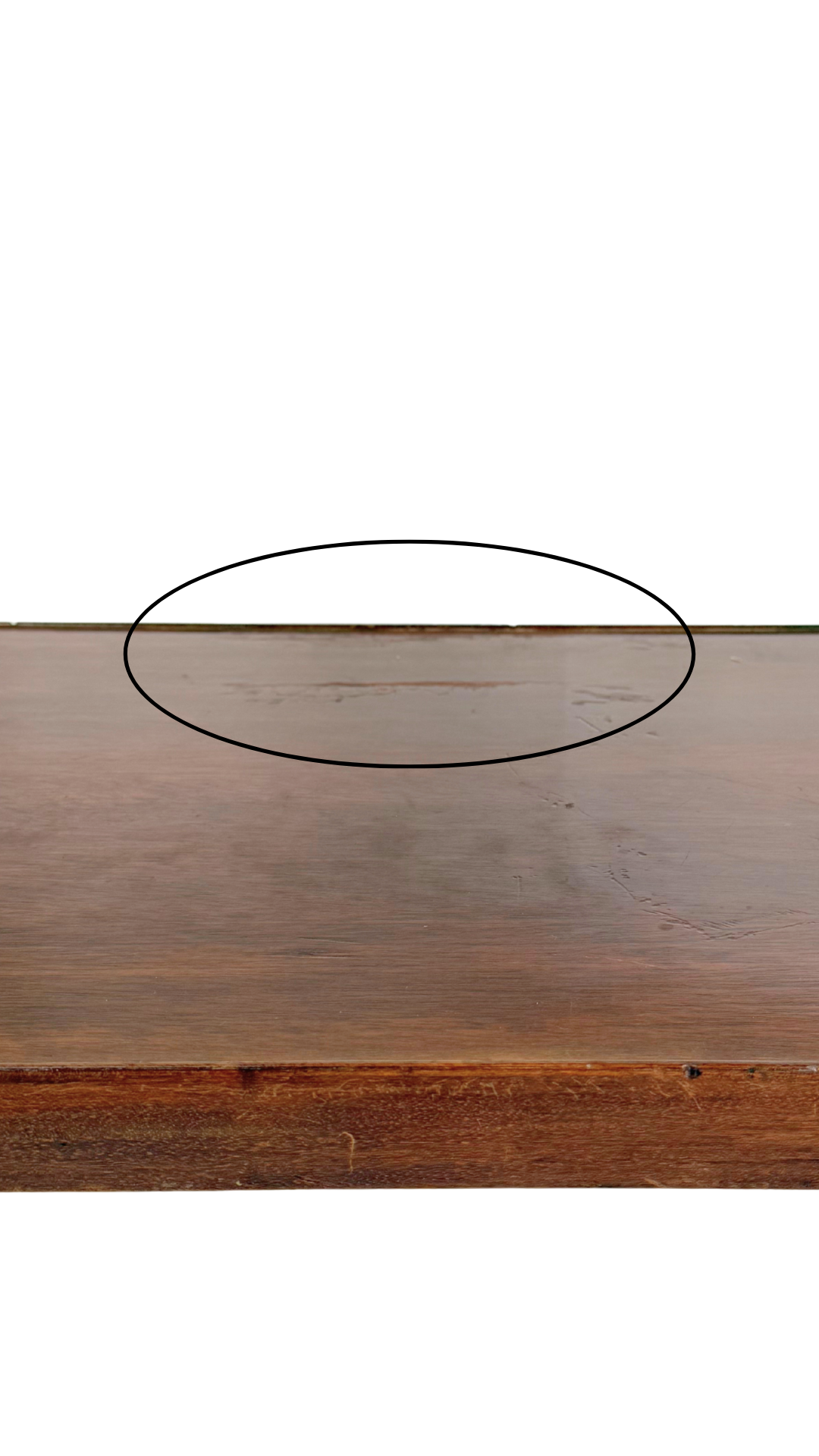 French Louis XVI Style Mahogany & Marble Console Table
