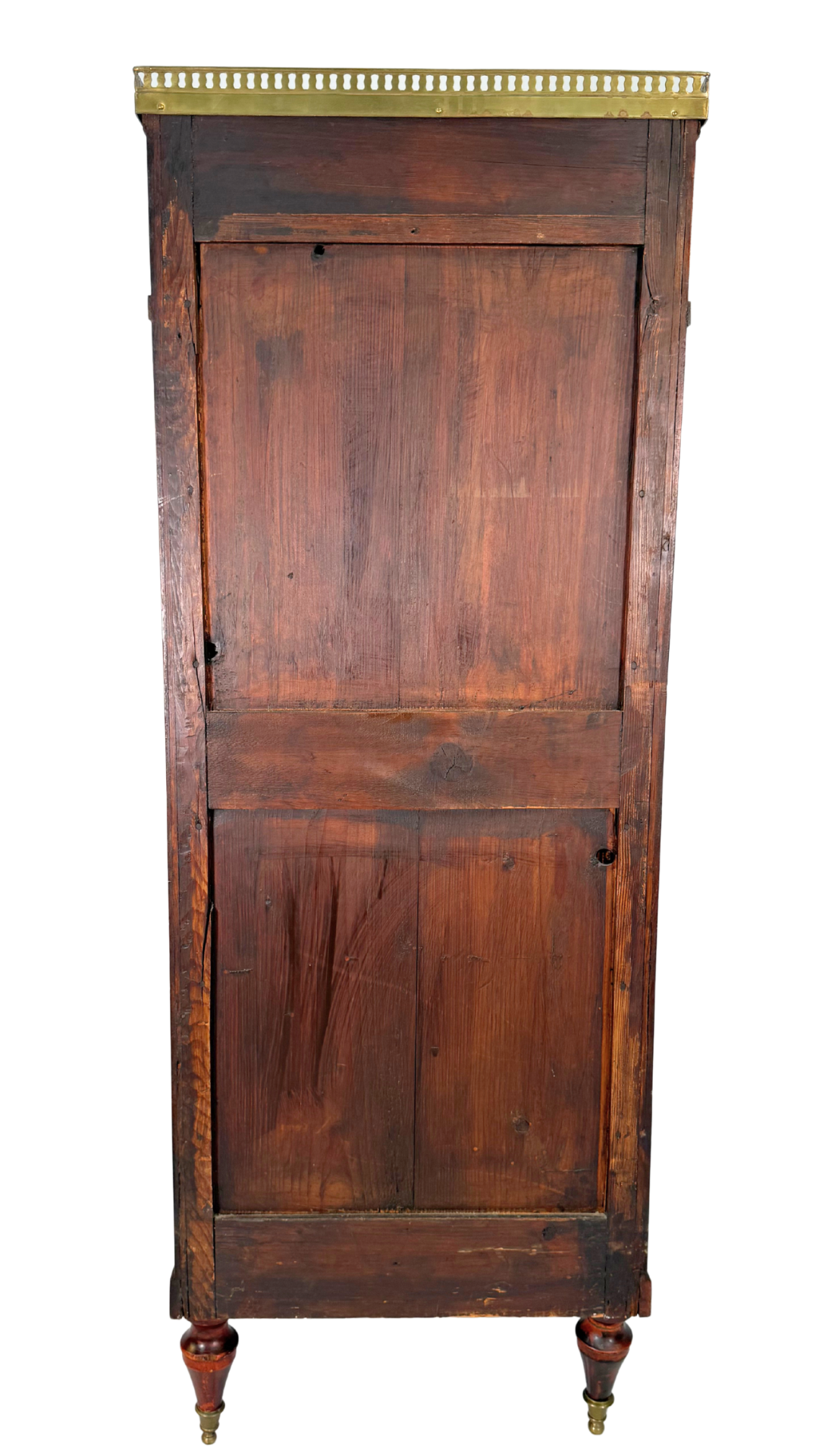 Louis XVI Period Mahogany & Brass-Mounted Semainier, 18th Century
