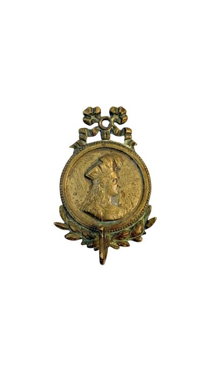 Jeanne d’Arc Bronze Wall Hook, Paris