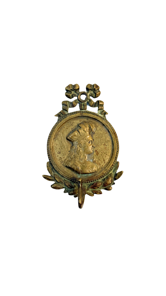 Jeanne d’Arc Bronze Wall Hook, Paris
