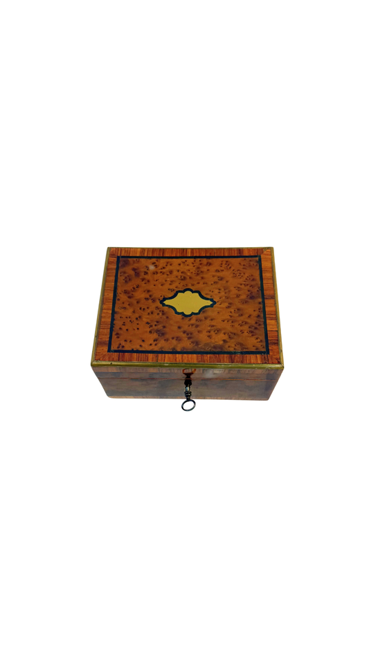 French Burl Wood Box
