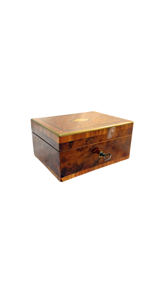 French Burl Wood Box