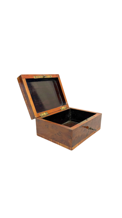 French Burl Wood Box