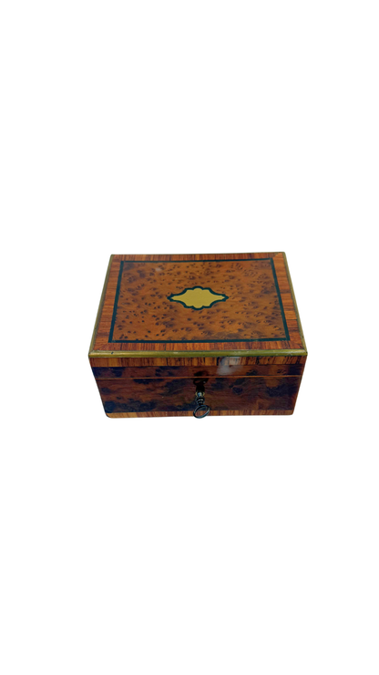 French Burl Wood Box