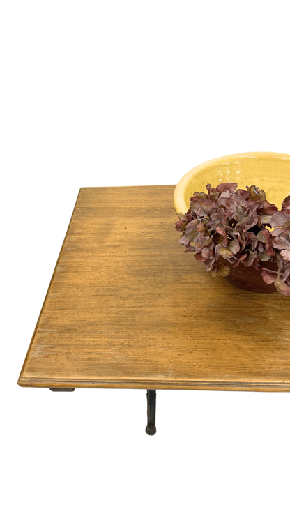 French Bistro Table with Cast Iron Base